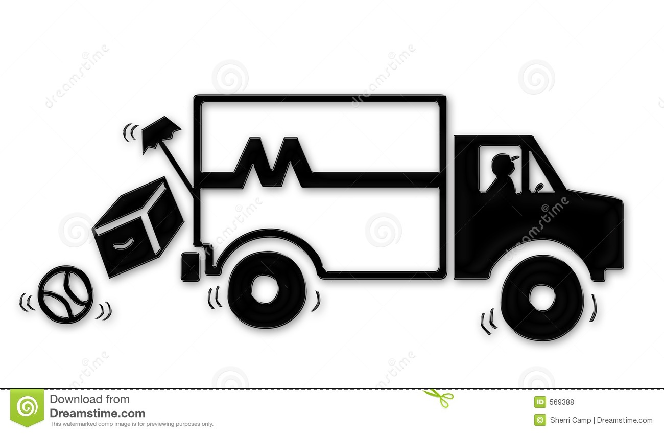 Moving Truck Clipart Moving Van   Movers
