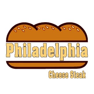 Philadelphia Cheese Steak In Green On Shirt