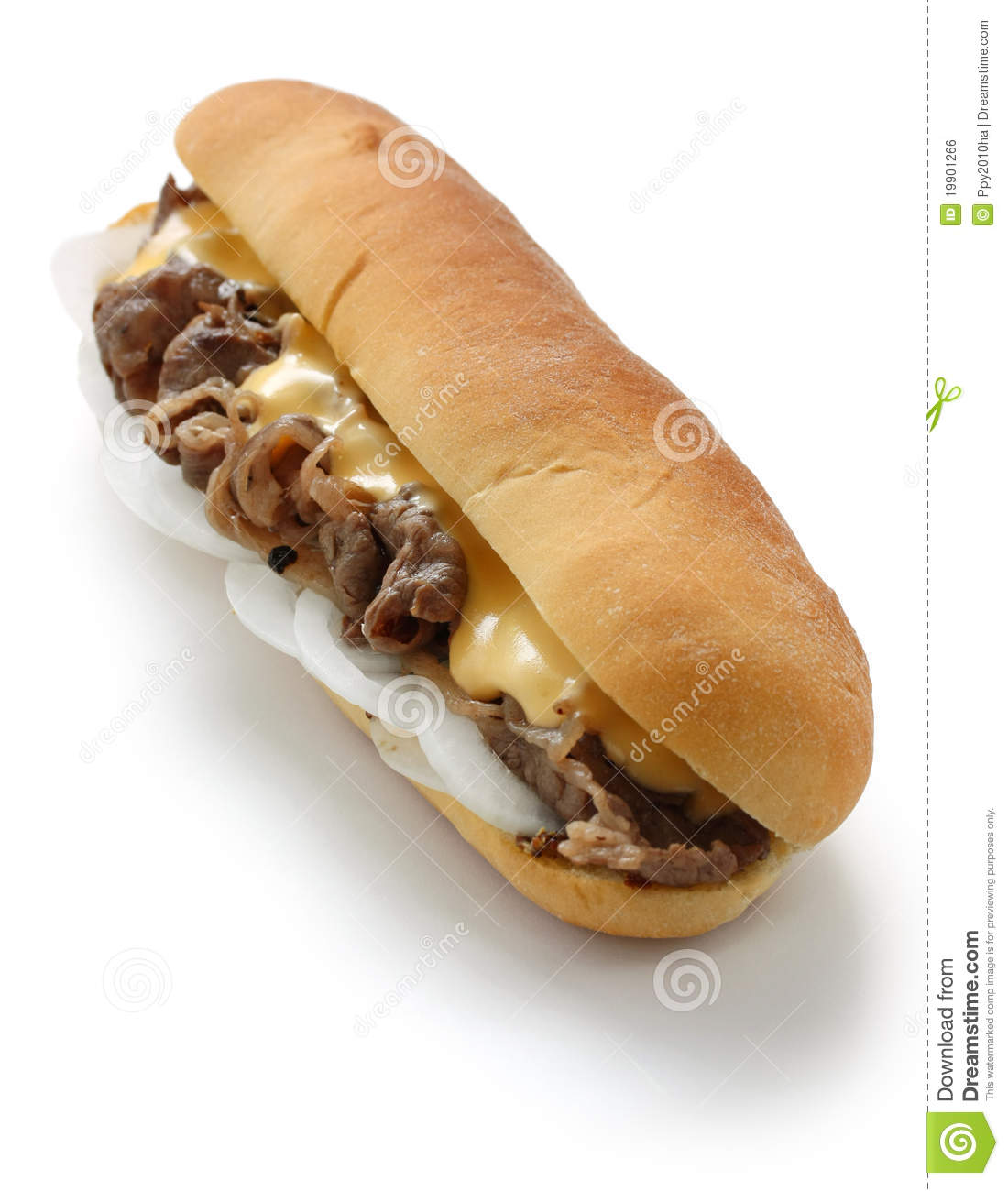 Philly Cheese Steak Sandwich Royalty Free Stock Image   Image    