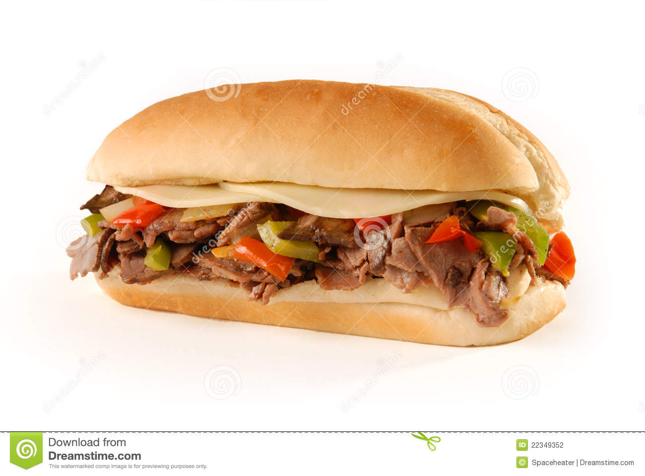 Philly Cheesesteak Sandwich Stock Photography   Image  22349352