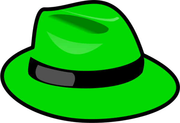 Red Hat Fedora   Vector Clip Art