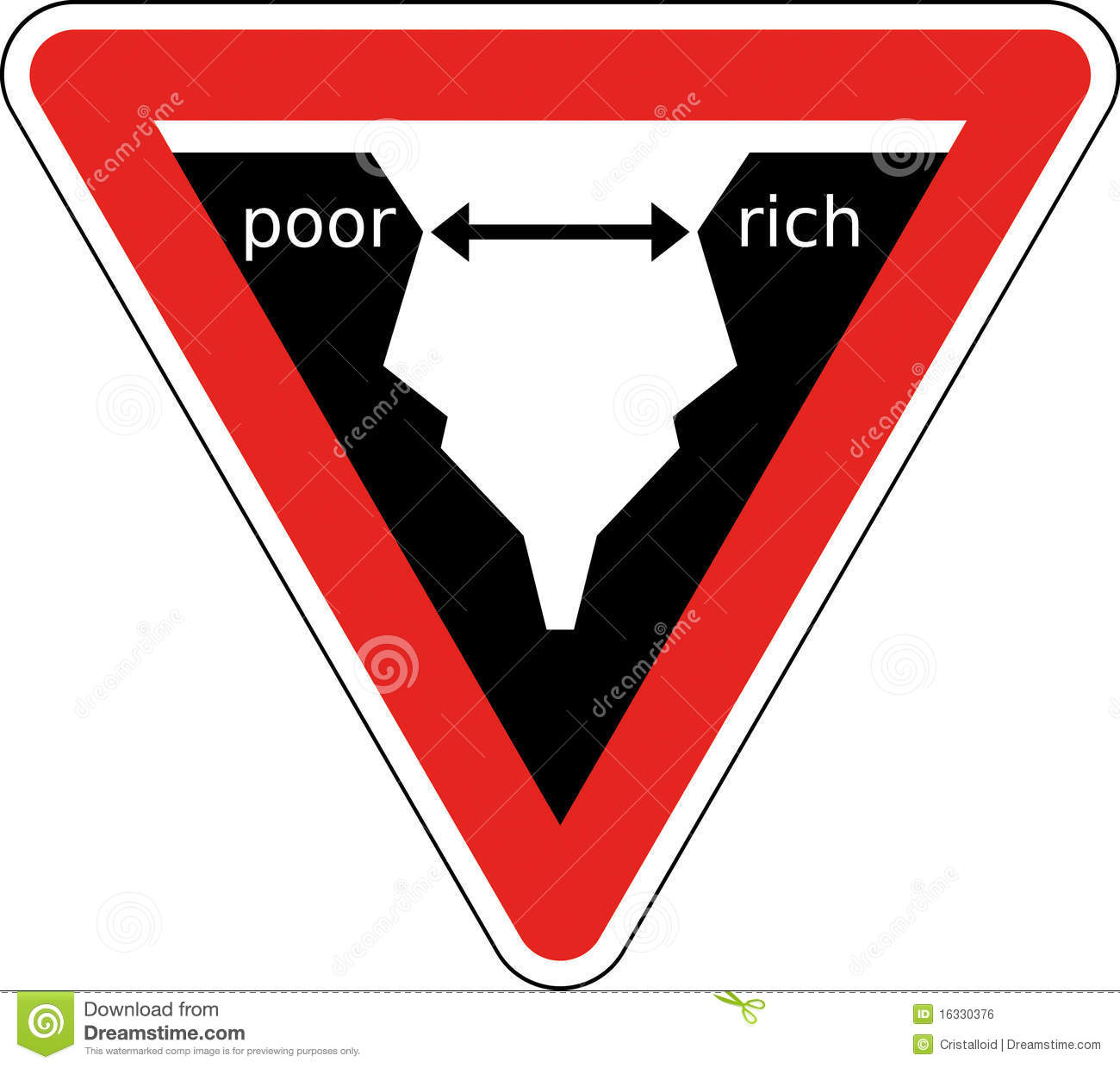 Rich And Poor Royalty Free Stock Image   Image  16330376