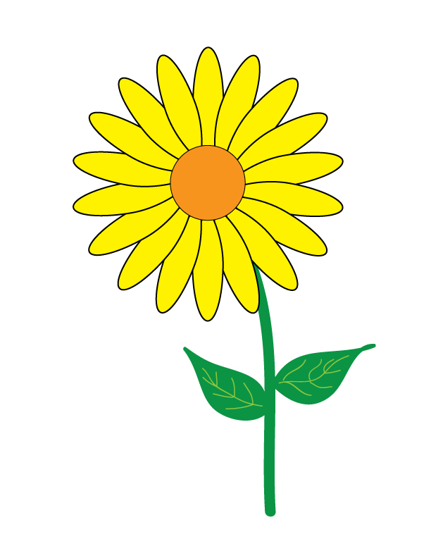 Single Flower Clip Art   Cliparts Co
