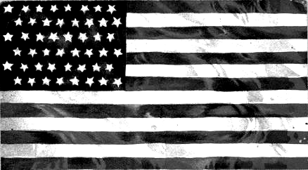 Us Flag Clip Art Black And White   Www Proteckmachinery Com