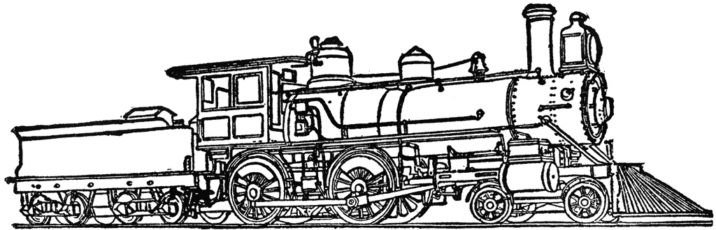 American Locomotive   Clipart Etc