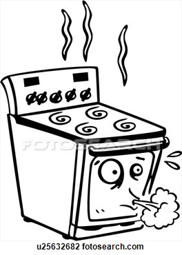 Appliance Burner Cartoon Cook Cooker Cooking Hot Kitchen Oven    