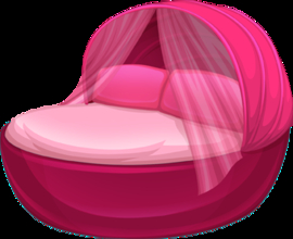 Bed Clip Pink Bed Pink Bed Bed Clip Cartoon Bed Pink Bed