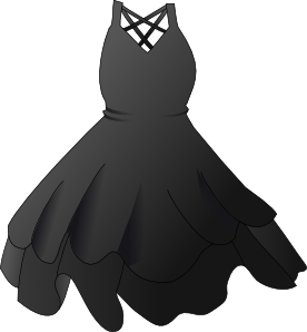 Black Dress Clip Art At Clker Com   Vector Clip Art Online Royalty