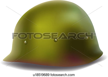 Cap Hat General Mechandise Military View Large Clip Art Graphic