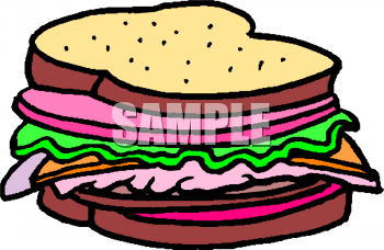 Deli Sandwich Cartoon Clipart Picture Of A Deli Meat Sandwich