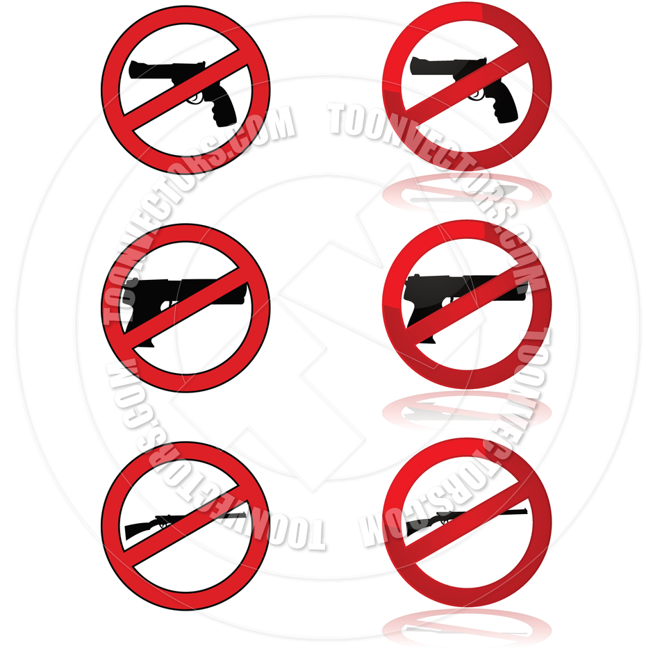 No Guns Allowed By Bruno1998   Toon Vectors Eps  41469