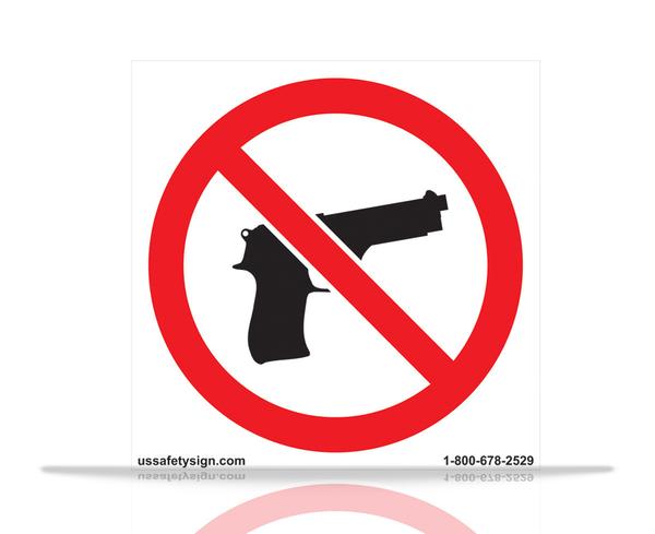 No Guns Allowed Signs