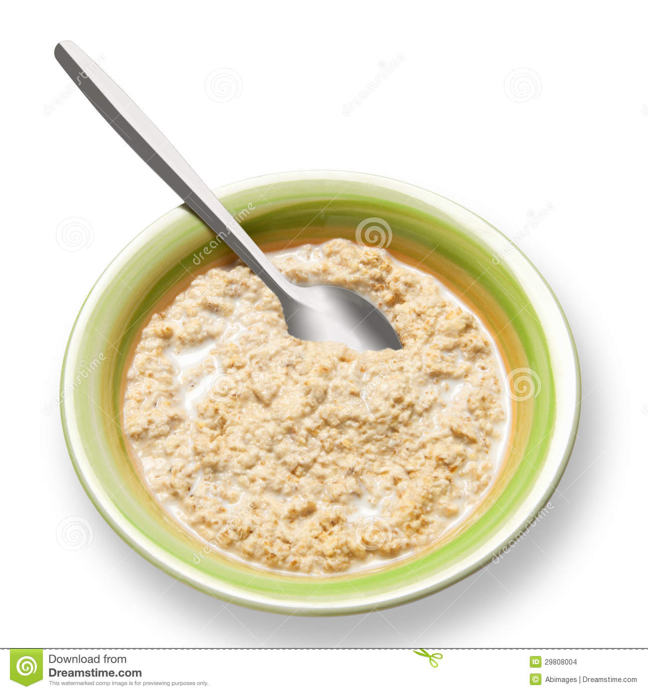     Oats With Spoon Isolated On White With Path Mr No Pr No 4 1073 11