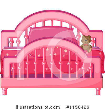Pink Bed Clip Art Images   Pictures   Becuo