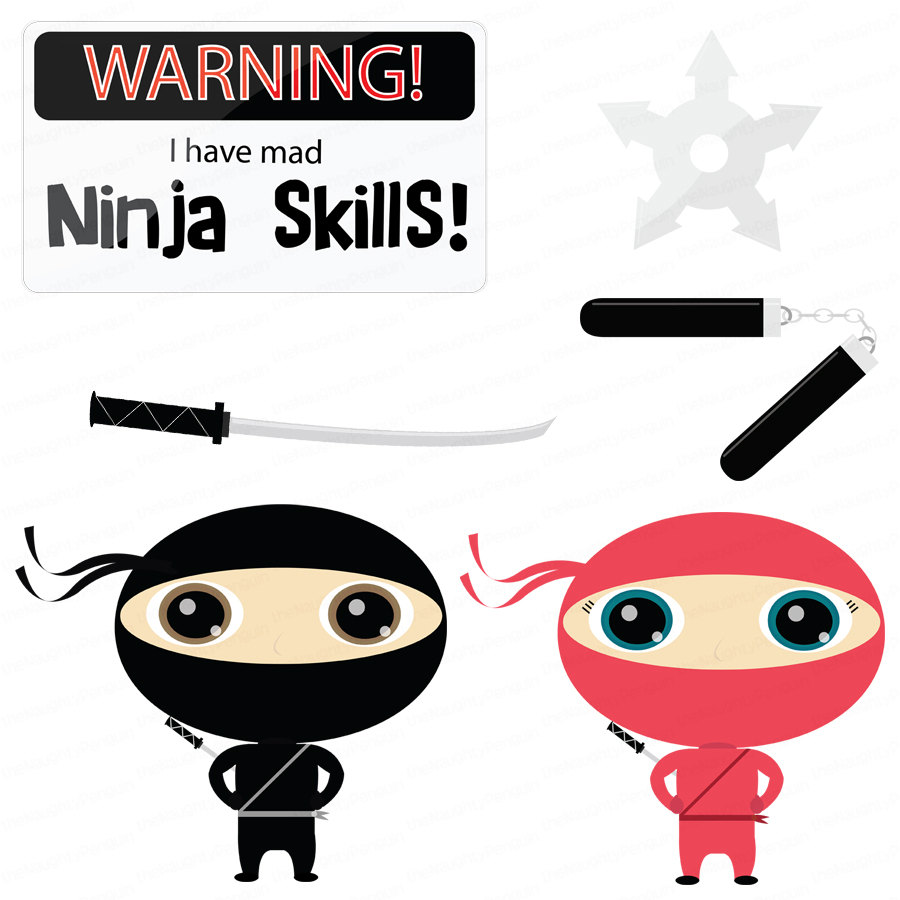 Round Ninja Clipart