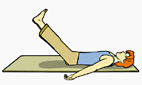 Start Off In This Position With Both Legs In The Air Gently Lower Both    