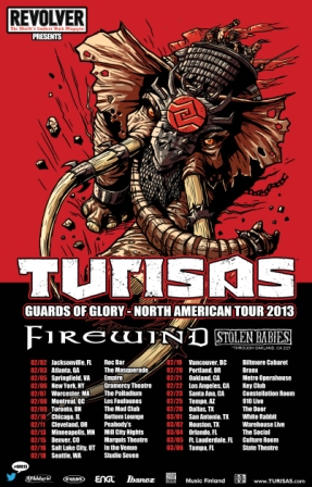 Turisas To Kick Off North American Tour With Firewind Stolen Babies