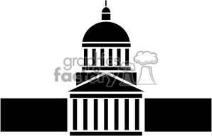 Vector Clip Art Vinyl Ready Cutter Black White Government Official