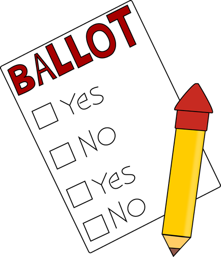 Voting Ballot Clipart Ballot And Pencil Clip Art