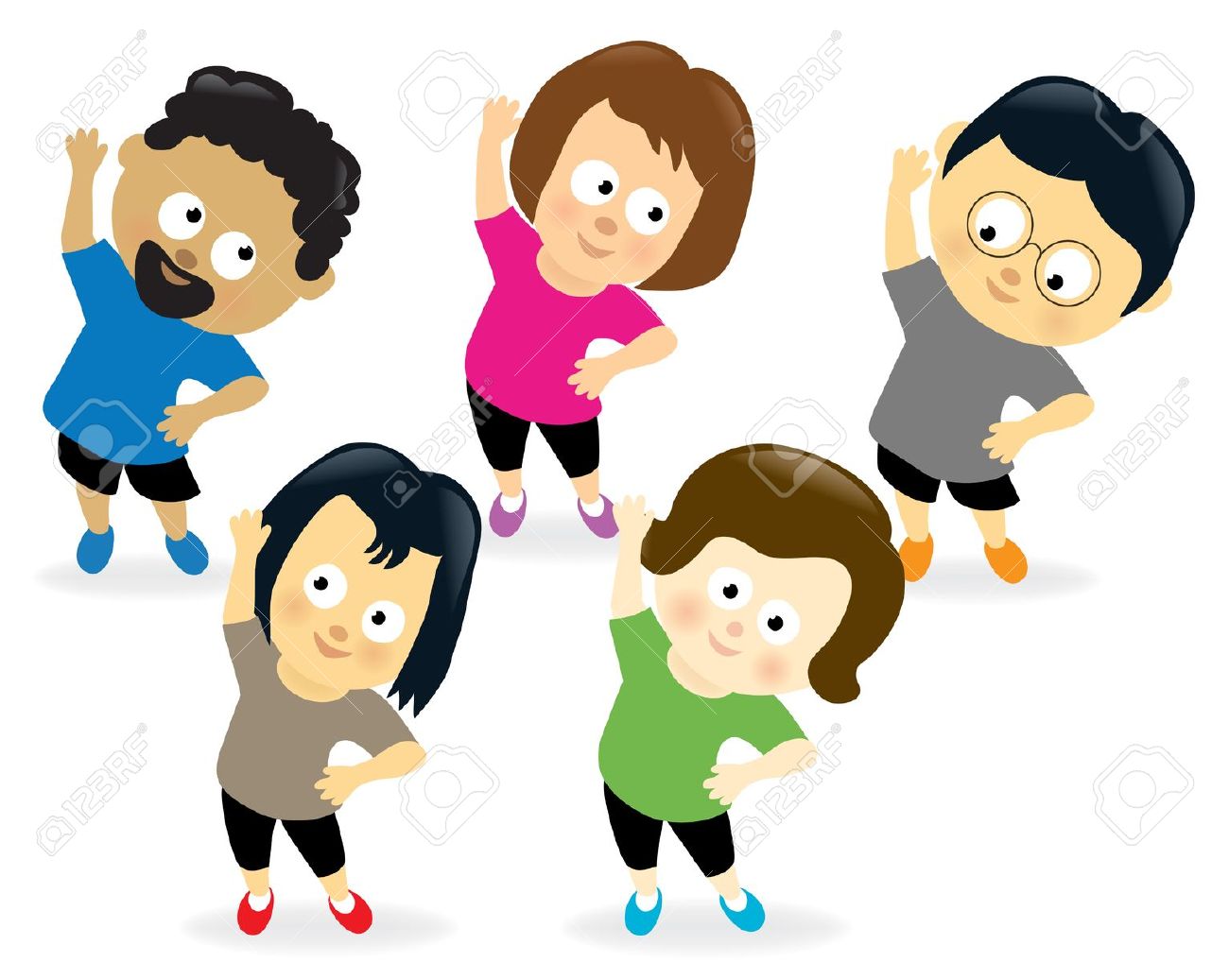 Adult Exercise Clipart