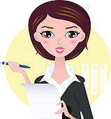 Business Woman Clipart Illustrations  16881 Business Woman Clip Art