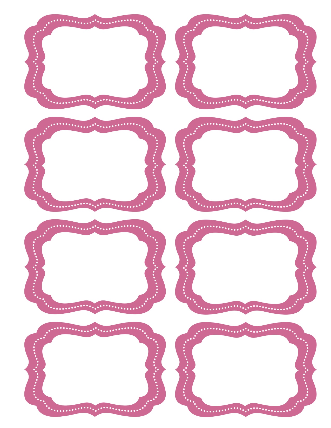 Candy Labels Blank   Free Images At Clker Com   Vector Clip Art Online    