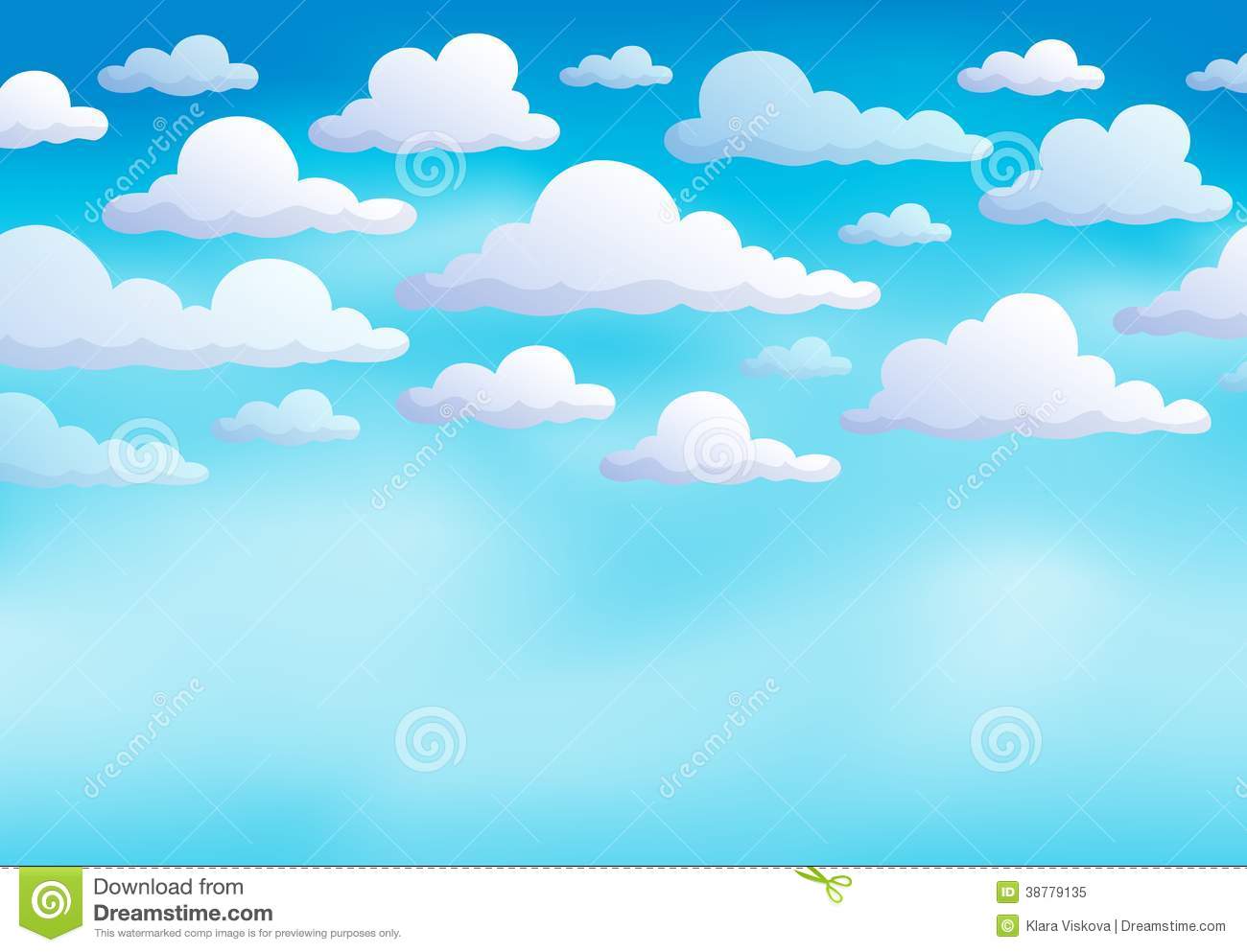 Cloudy Sky Clipart Cloudy Sky Background 8