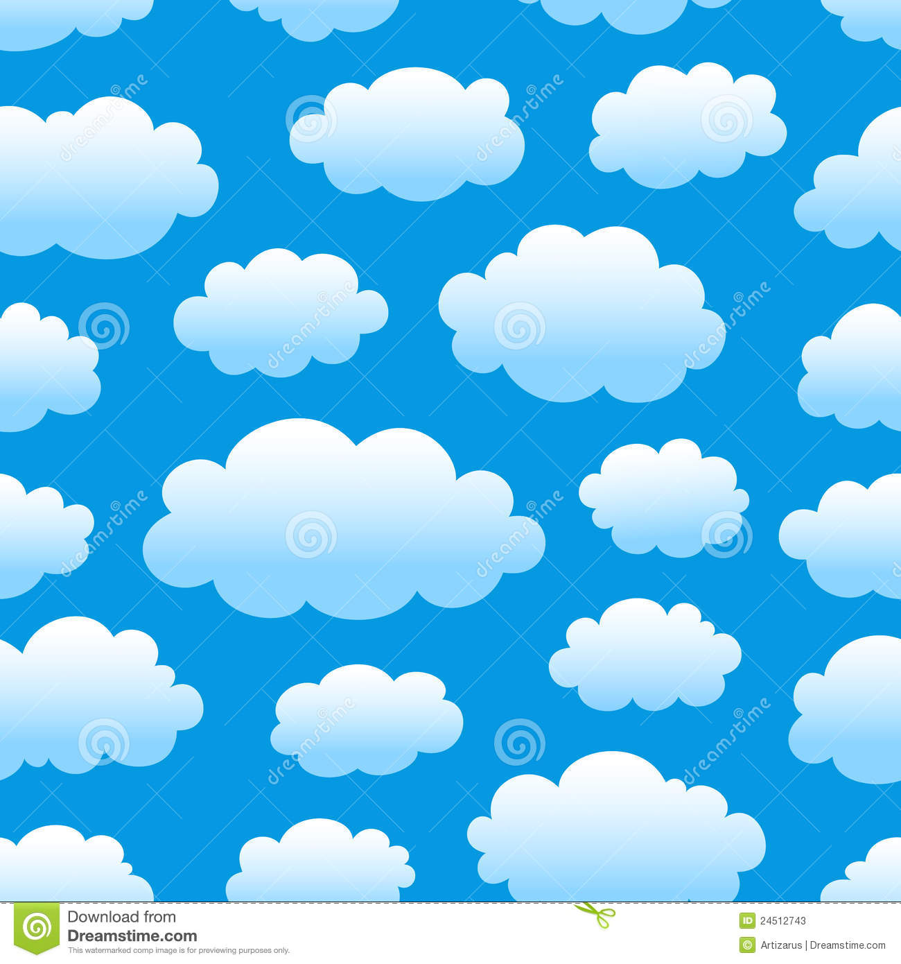 Cloudy Sky Pattern Stock Photos   Image  24512743