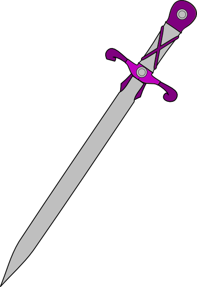 Cross Sword And Shield Clip Art At Clker Com   Vector Clip Art Online    