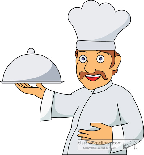 Culinary   Chef At Work 06   Classroom Clipart