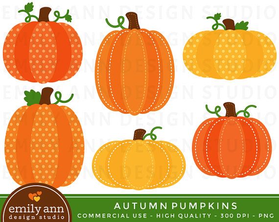 Fall Stitched Autumn Halloween Clip Art Autumn Harvest Clipart