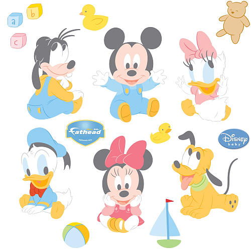 Fathead Baby Mickey Mouse Wall Decal   Toysrus
