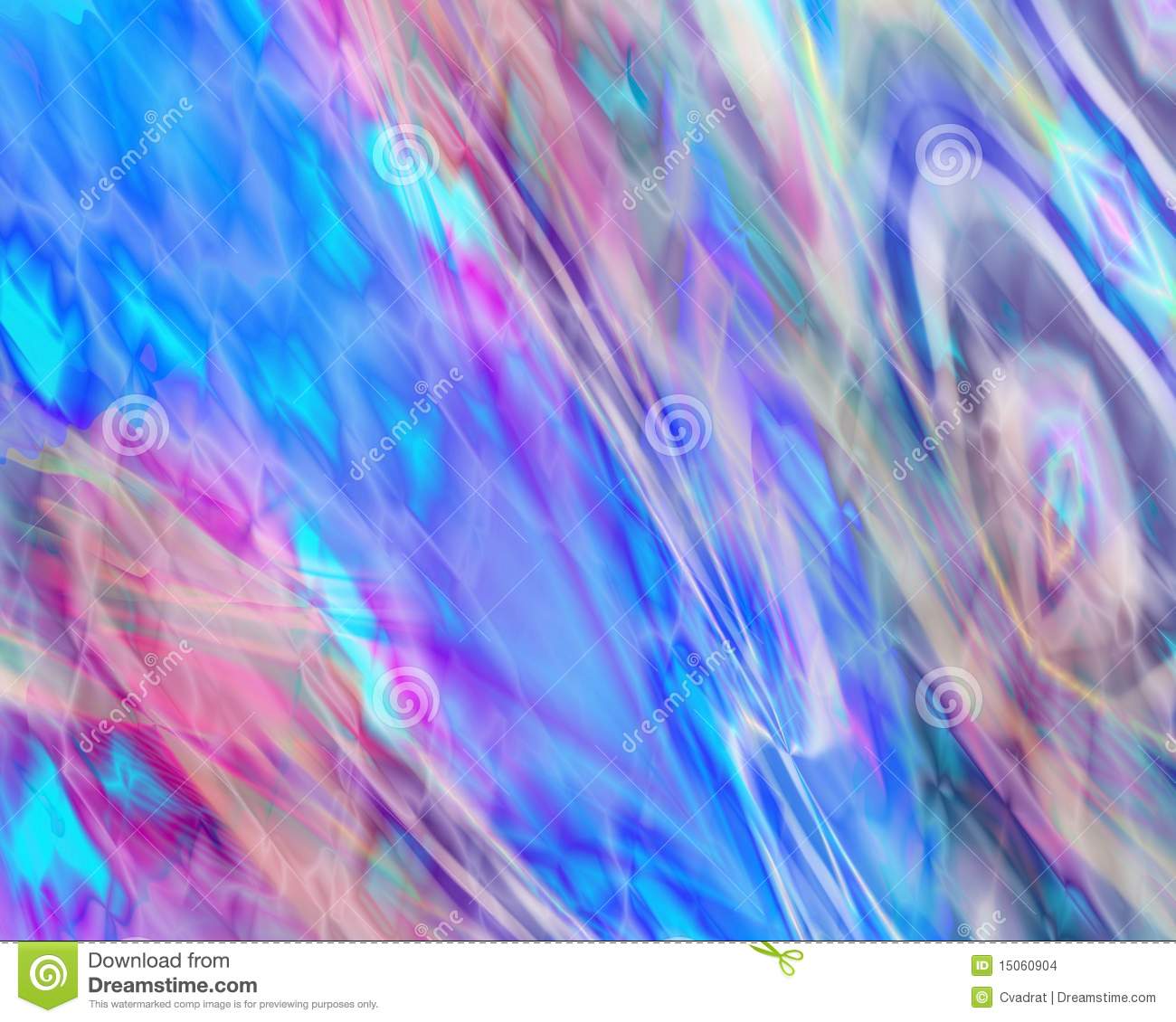 Genetic Art Flowing Colors Blue Light Blue And Magenta Made Through