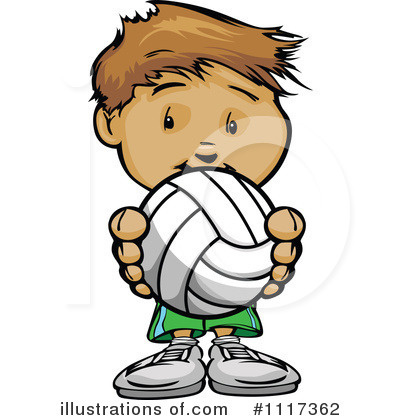 Kids Playing Volleyball Clip Art  Rf  Volleyball Clipart