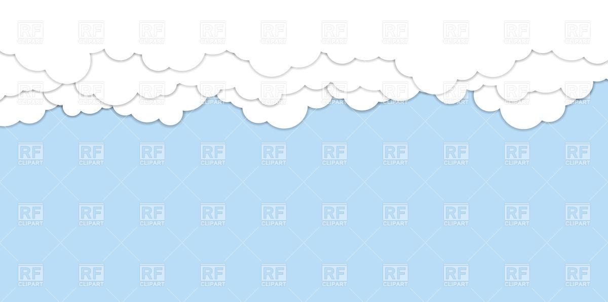 Of White Clouds Cloudy Blue Sky Download Royalty Free Vector Clipart