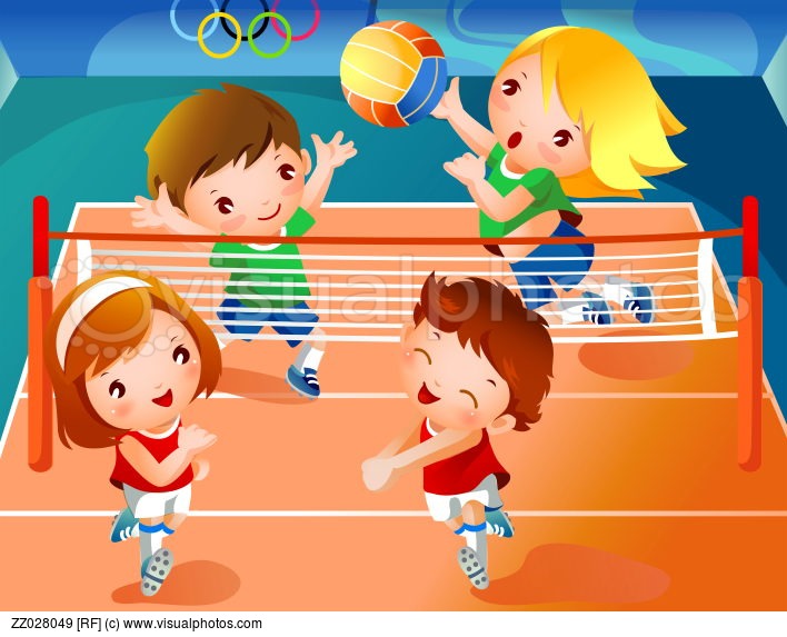 Playing Volleyball Clipart Image Search Results