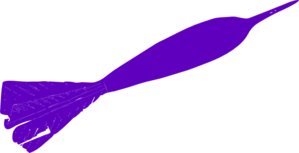 Purple Dart Clip Art At Clker Com   Vector Clip Art Online Royalty