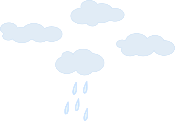 Rainy Cloudy Sky Clip Art At Clker Com   Vector Clip Art Online