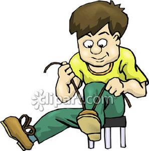 Shoe Tying Clipart   Cliparthut   Free Clipart