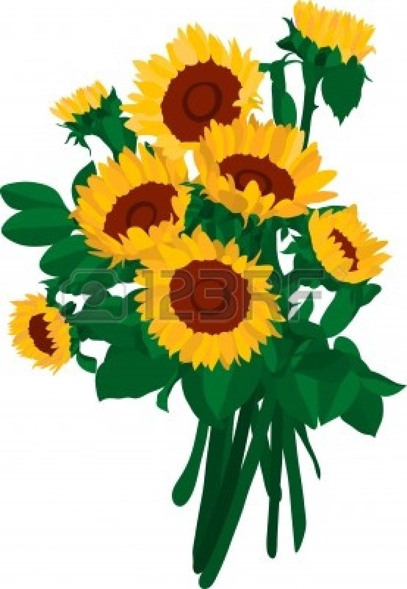 Sunflower Bouquet Clip Art