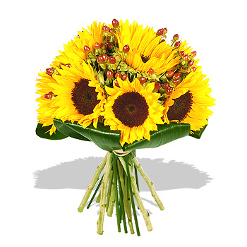Sunflower Bouquet Clip Art Sunflowers   Vase