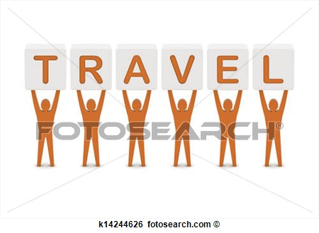 The Word Travel  Concept 3d Illustration  K14244626   Search Clip Art