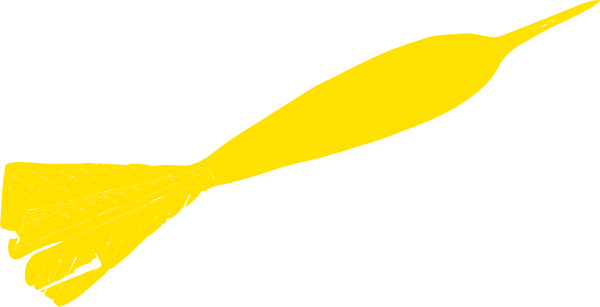 Yellow Dart Clip Art At Clker Com   Vector Clip Art Online Royalty