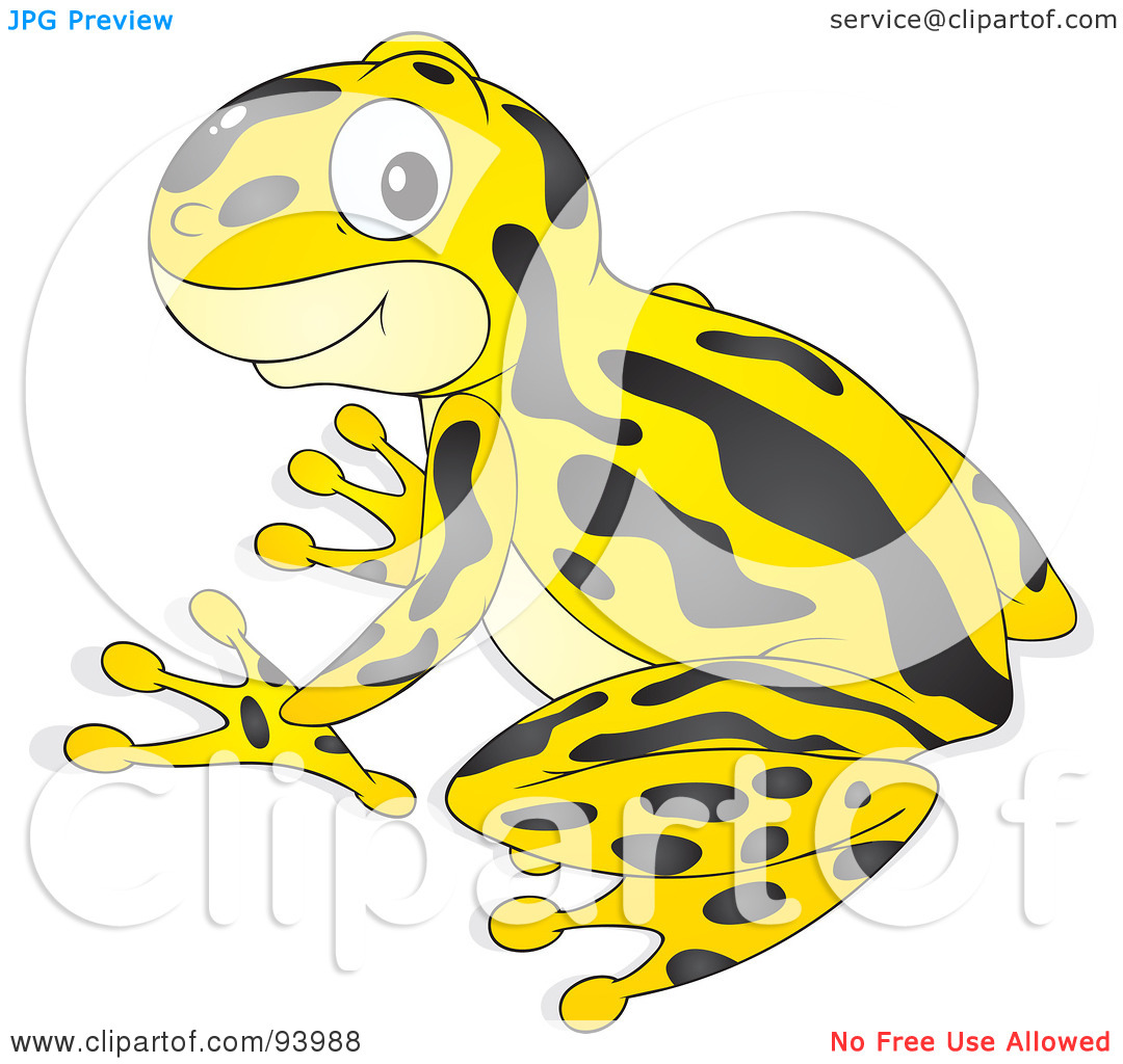 Yellow Frog Clipart Yellow Poison Dart Frog