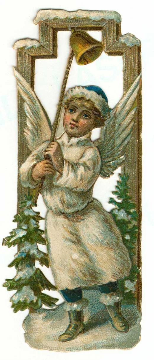 Free Vintage Christmas Angels Clip Art