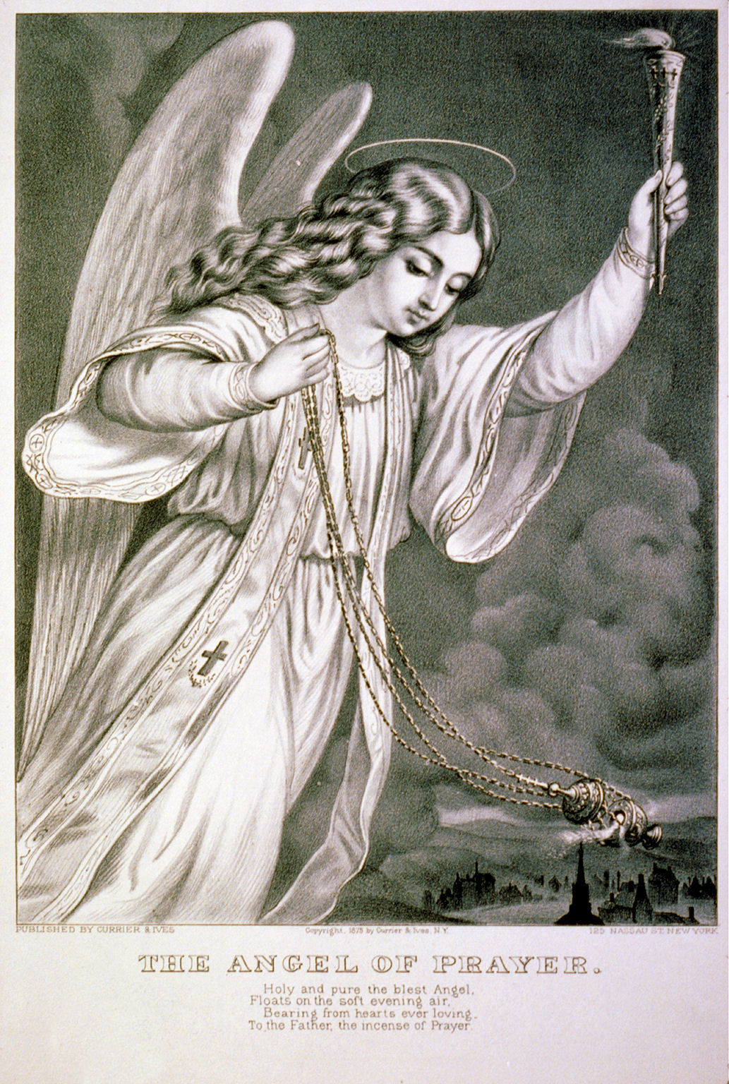 Free Vintage Clip Art   Angel Print   The Graphics Fairy