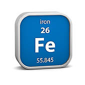 Iron Material Sign   Royalty Free Clip Art