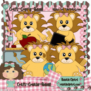     Lion Girls School Clipart   3 50 Lion Girls School Clipart From Resale