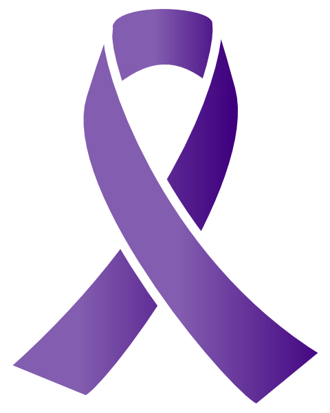 Purple Awareness Ribbon Clip Art At Clker Com   Vector Clip Art Online    