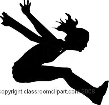 Silhouettes   Jumping Silhouette 1108 22   Classroom Clipart